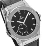 Hublot Classic Fusion Ultra-Thin 515.NX.1270.LR 45MM Black Dial With Leather Bracelet - 图片 5