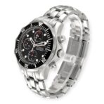 Omega Seamaster Chronograph 213.30.42.40.01.001 Black Dial Steel Mens Watch - 图片 5