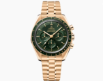 Omega Speedmaster Moonwatch Professional - 42mm Green Dial in 18K Moonshine™ Gold