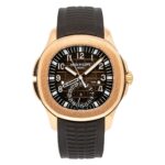 Patek Philippe Aquanaut 5164R Travel Time Rose Gold Mens Watch