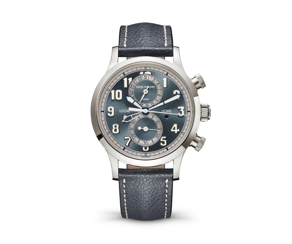 Pre-Owned-Patek-Philippe-Calatrava-Pilot-Travel-Time-Chronograph-5924G-18k-White-Gold-Ref_-5924G-001-JD-Watches-NY.png Patek Philippe Calatrava Pilot Travel Time Chronograph 5924G – 18k White Gold Ref. 5924G-001 - 图片 1