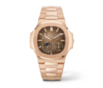 Patek Philippe Nautilus 5712-1R-001 40MM Sunburst Brown Dial With Rose Gold Bracelet