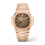 Patek Philippe Nautilus 5712-1R-001 40MM Sunburst Brown Dial With Rose Gold Bracelet