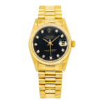 Rolex 18K Yellow Gold Datejust 68278 with President Bracelet