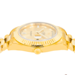 Rolex 18K Yellow Gold Day Date II with Champagne Baguette and Diamond - 图片 3