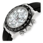 Rolex Cosmograph Daytona 116519 Oysterflex White Gold Mother Of Pearl Diamond Dial Mens Watch - 图片 3