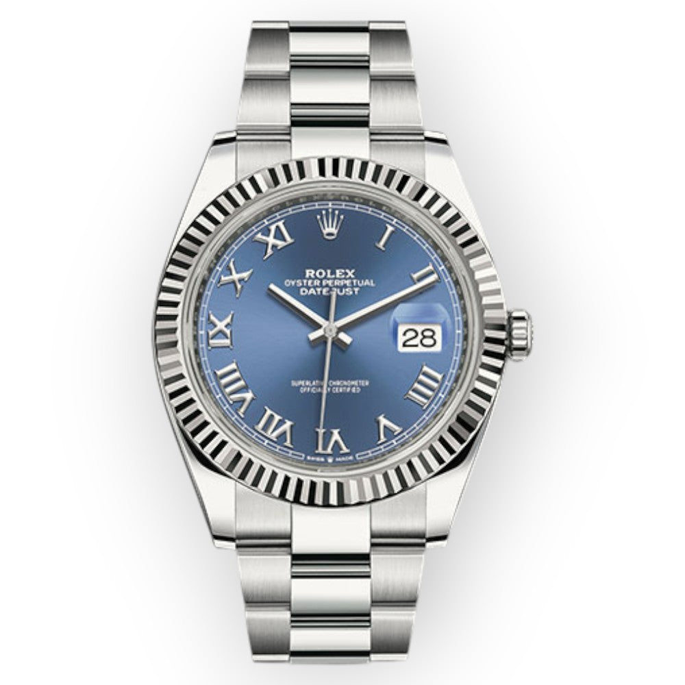 Pre-Owned-Rolex-Datejust-126334-41mm-Blue-Roman-Numerals-Dial-JD-Watches-NY.jpg Rolex Datejust 126334 41mm Blue Roman Numerals Dial - 图片 1