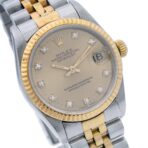 Rolex Datejust 31MM 68273 Stainless Steel and Yellow Gold Original Champagne Diamond Dial Jubilee Bracelet - 图片 3