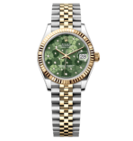 Rolex Datejust 31mm – Steel & 18K Yellow Gold – Green Floral Motif Dial – Jubilee Bracelet – Ref. 278273 (2020 to 2023)