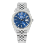 Rolex Datejust 36MM 126234Stainless Steel Blue Motif Dial Jubilee Bracelet