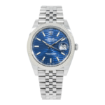 Rolex Datejust 36MM 126234Stainless Steel Blue Motif Dial Jubilee Bracelet