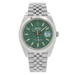 Rolex Datejust 41 – Oystersteel with Mint Green Fluted Motif Dial and Jubilee Bracelet Ref. 126300
