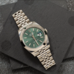 Rolex Datejust 41 – Oystersteel with Mint Green Fluted Motif Dial and Jubilee Bracelet Ref. 126300 - 图片 6