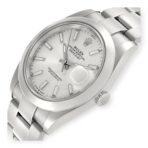 Rolex Datejust 41 Sliver Dial 126300 Smooth Bezel Steel Mens Watch - 图片 2