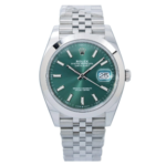 Rolex Datejust 41 – Stainless Steel with Mint Green Dial and Jubilee Bracelet Ref. 126300