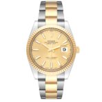 Rolex Datejust 41 Steel Yellow Gold 126333 Champagne Dial Mens Watch