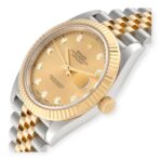 Rolex Datejust 41 Steel Yellow Gold 126333 Diamond Dial Mens Watch - 图片 4
