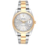 Rolex Datejust 41 Steel Yellow Gold 126333 Silver Dial Mens Watch