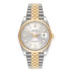 Rolex Datejust 41 Steel Yellow Gold 126333 Silver Dial Mens Watch