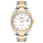 Rolex Datejust 41 Steel Yellow Gold 126333 White Dial Mens Watch