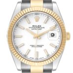Rolex Datejust 41 Steel Yellow Gold 126333 White Dial Mens Watch - 图片 2