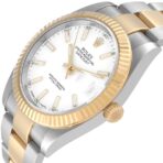 Rolex Datejust 41 Steel Yellow Gold 126333 White Dial Mens Watch - 图片 3