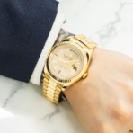 Rolex Day Date II President Yellow Gold Diamond and Ruby Dial 218238 - 图片 7