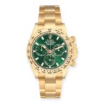 Rolex Daytona 116508 Yellow Gold Green Dial Mens Watch