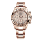 Rolex Daytona Rose Gold with Pink Champagne Dial with Diamond Baguette Hour Markers 116505