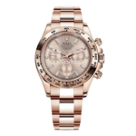 Rolex Daytona Rose Gold with Pink Champagne Dial with Diamond Baguette Hour Markers 116505