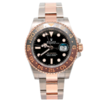Rolex GMT-Master II – Two-Tone Everose Rolesor with Black Dial and Brown/Black Ceramic Bezel Ref. 126711CHNR “Root Beer”