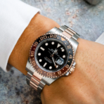 Rolex GMT-Master II – Two-Tone Everose Rolesor with Black Dial and Brown/Black Ceramic Bezel Ref. 126711CHNR “Root Beer” - 图片 4