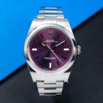 Rolex Oyster Perpetual 114300 39mm Red Grape Dial - 图片 4