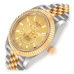 Rolex Sky Dweller 326933 Yellow Gold Steel Champagne Dial Mens Watch - 图片 3