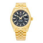 Rolex Sky-Dweller 336938 42mm 18k Yellow Gold Champagne Dial Oyster Bracelet Men’s Watch