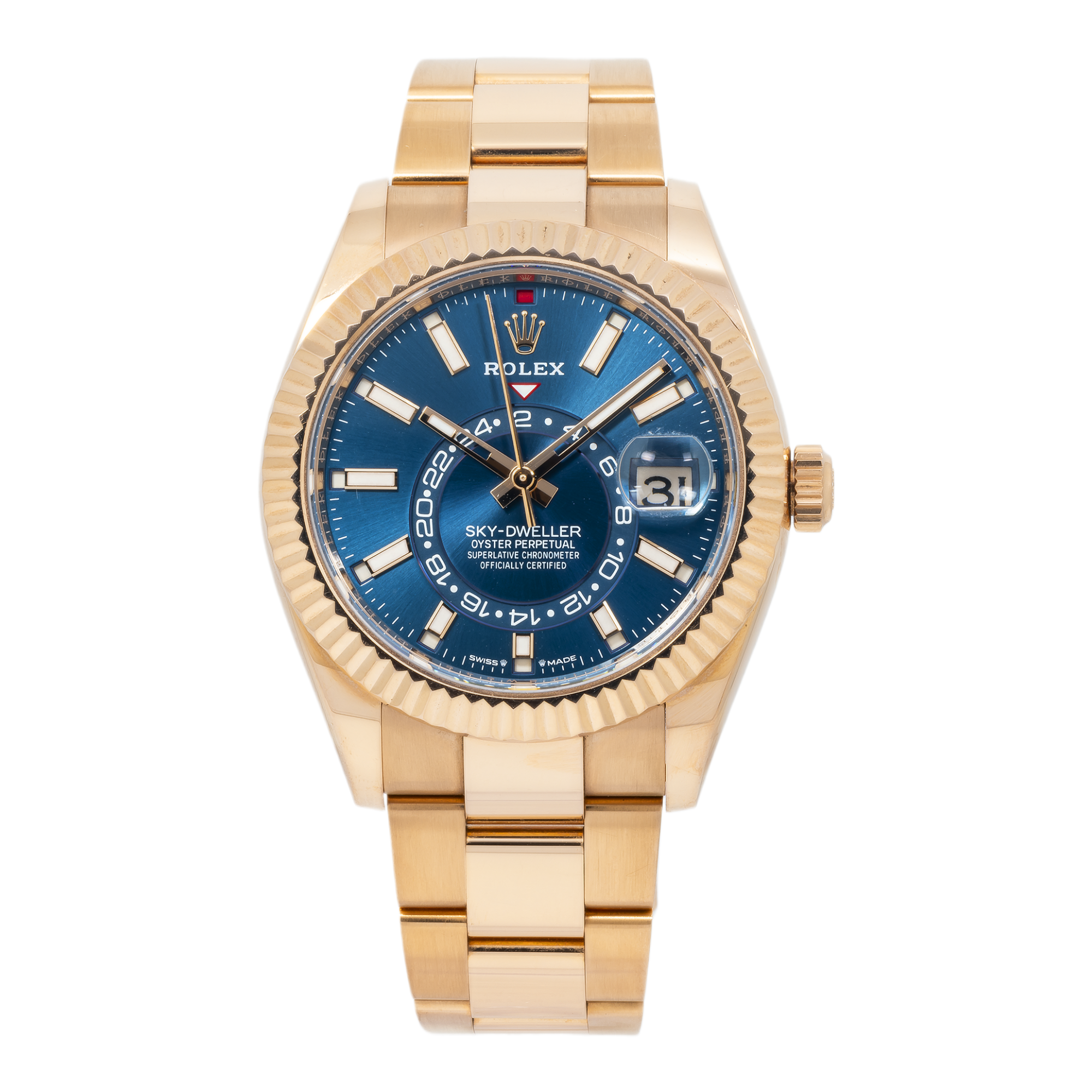 Pre-Owned-Rolex-Sky-Dweller-Rose-Gold-with-Blue-Index-Dial-Oyster-Bracelet-336935-JD-Watches-NY.png Rolex Sky Dweller Rose Gold with Blue Index Dial Oyster Bracelet 336935 - 图片 1