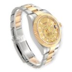 Rolex Sky Dweller Stainless Steel and Yellow Gold Jubilee Bracelet Champagne Dial 326933 - 图片 4