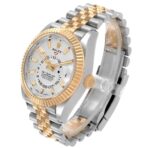 Rolex Sky Dweller Stainless Steel and Yellow Gold Jubilee Bracelet White Dial 326933 - 图片 4