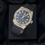 Rolex Sky Dweller White Gold Black Dial Oysterflex Bracelet 336239 - 图片 5