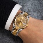 Rolex Steel and Yellow Gold Rolesor Datejust 36 Watch 126233 Champagne Diamond Dial - Jubilee Bracelet - 图片 2