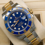 Rolex Submariner 40MM Two Tone Watch Blue Ceramic Bezel Blue Dial 116613LB - 图片 4