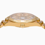 Rolex Yellow Gold Day-Date 40 Watch Champagne Baguette Diamond Dial - President Bracelet - 图片 6