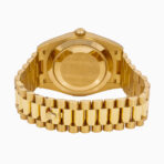 Rolex Yellow Gold Day-Date 40 Watch Champagne Baguette Diamond Dial - President Bracelet - 图片 7