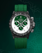 DiW Rolex Graphite Daytona RAMADAN 40mm Watch - 图片 4