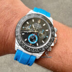 DiW Rolex Daytona "RACING BLUE" Quartz Fiber Unique Piece (Retail: €62 990) - 图片 3