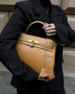 Hermès Vintage Kelly 32 Clemence Beige GHW - 图片 15