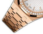 34mm 18k Rose Gold Diamond Bezel Silver Dial Automatic - 图片 6