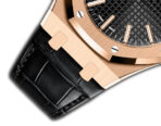 41mm 18k Rose Gold Black Dial On Leather - 图片 3