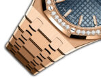 34mm 18k Rose Gold Diamond Bezel Blue Dial Automatic - 图片 4
