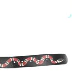 Shangai Calfskin Kingsnake 35mm Belt 100 40 Black Multicolor - 图片 9